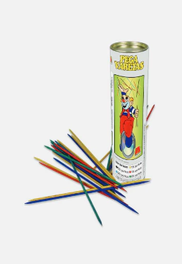 Jogo Pega-Vareta Com 28 Peças em Madeira e Tubo 001 - Algazarra