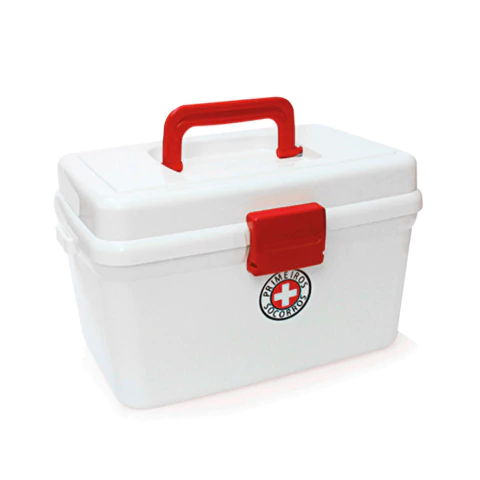 Maleta Organizadora Para Primeiros Socorros Plástica Grande 28x8x18cm - Plasnorthon