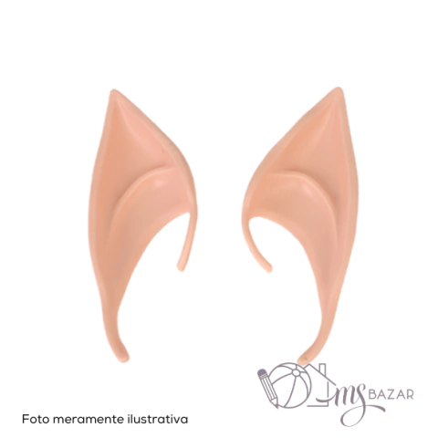 Orelhas de Elfos ou Duendes em Látex Par - Pica Pau
