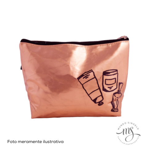 Necessaire Bolsa de Mão Make Up Rose - Uatt?