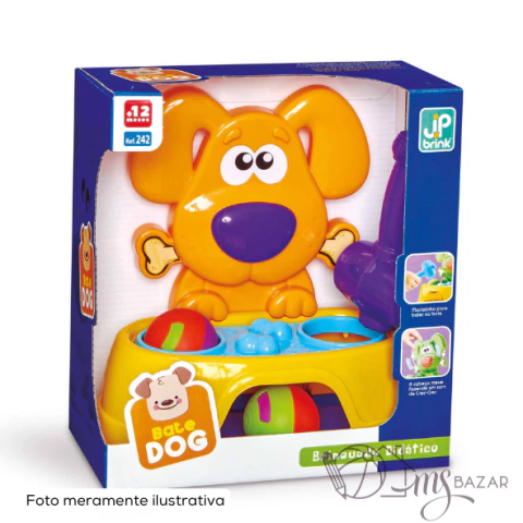 Brinquedo Didático Educativo Para Bebê Bate Dog - JP Brink