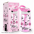 Garrafa Com Canudo Silicone Infantil Spoty Cat 480ml - Brasfoot Presentes