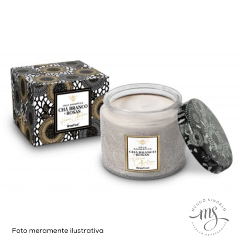 Vela Aromática Individual Chá Branco - Brasfoot