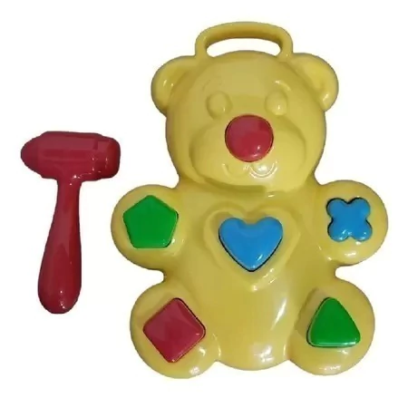 Ursinho Interativo Colorido Para Desenvolver Habilidades de Percepção, Orientação e Coordenação - Divplast