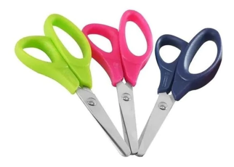 TESOURA ESCOLAR PARA CANHOTO CARTELA C/1 - MUNDIAL