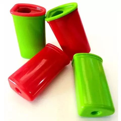 Apontador Duplo Com Depósito Triangular - Faber-Castell