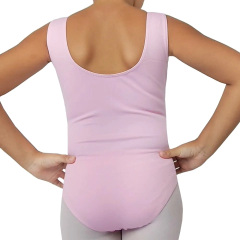 COLLANT SEM MANGA EM HELANCA INFANTIL 02 ROSA