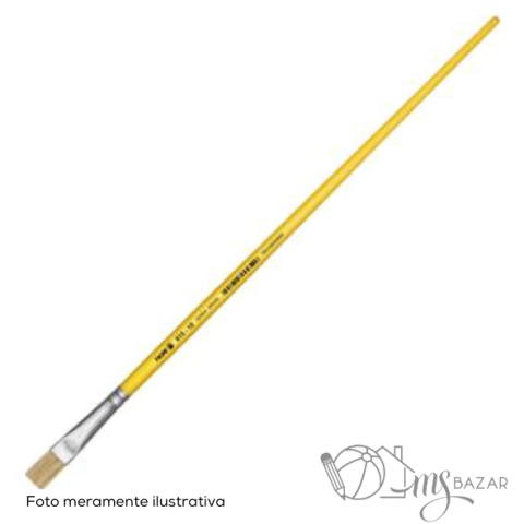 Pincel Escolar Cerda Chato 815-10 - Tigre