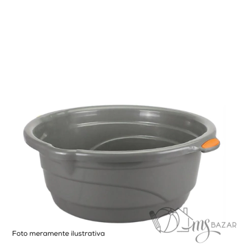 Bacia Plástica Redonda 14 Litros - Rischioto