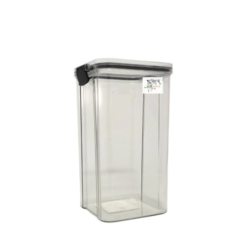 Pote Organizador 3C Clear Acrílico 1.600ml 11x12x19cm - Plasnorthon