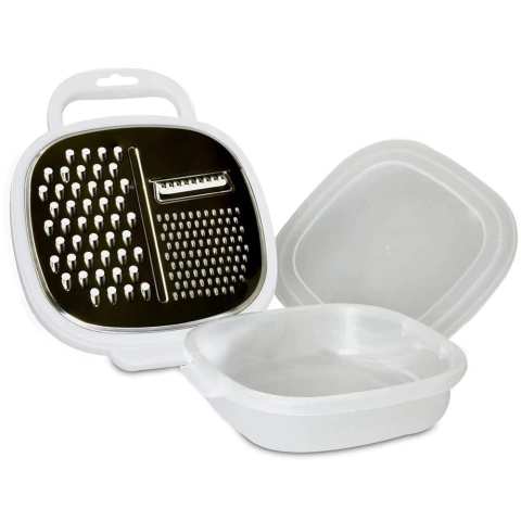 Ralador 3 Em 1 Com Pote E Tampa Lâmina Em Inox 970ml Wincy