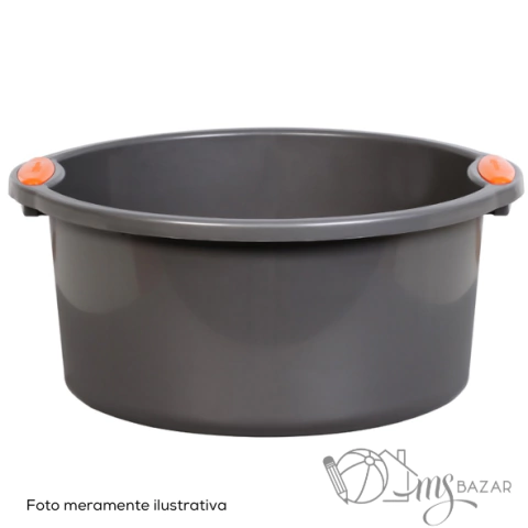 Bacia Plástica Redonda 40 Litros - Rischioto