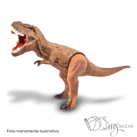 Dinossauro Rex Pequeno de Vinil - Bee Toys