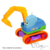 Brinquedo Infantil Escavadeira - Junior Machines