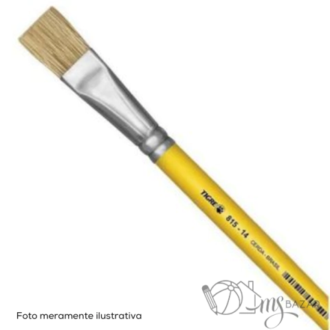 Pincel Escolar Cerda Chato 815-14 -Tigre