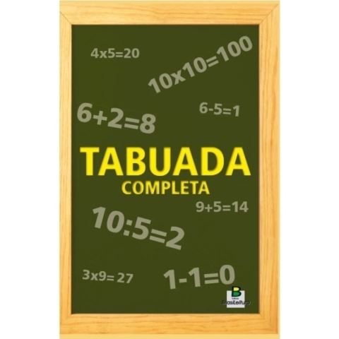 TABUADA COMPLETA - DIVISÃO, MULTIPLICAÇÃO, SOMA E SUBTRAÇÃO