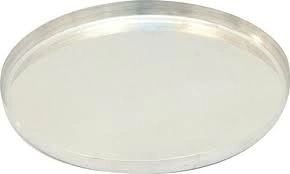 FORMA DE PIZZA 30CM EM ALUMÍNIO VIROLA NELSOMAR