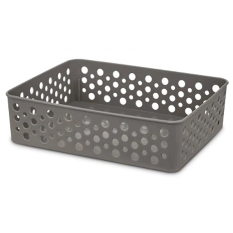 CESTO ORGANIZADOR MULTIUSO MARROM