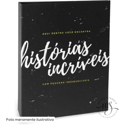 Álbum de Fotografias 15x21 Para 80 Folhas Tema Histórias Incríveis 931 - Ical