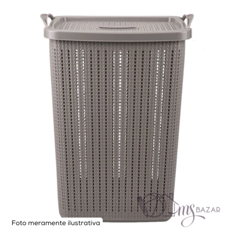 Cesto de Roupas Trama de 40 Litros - Plasútil