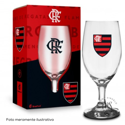 Taça Windsor Cluber Flamengo 330ml - Brasfoot Presentes
