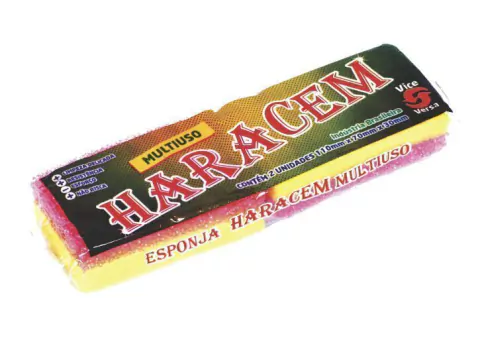 Esponja de louça Limpeza de Cozinha Multiuso Com 2 Unidades - Haracem