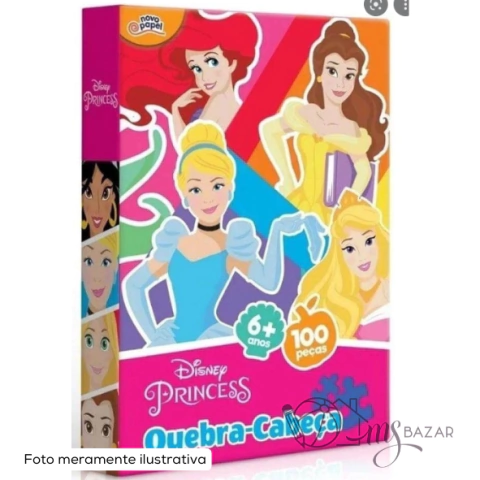 Quebra Cabeça de 100 Peças Princesas - Toyster