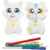 Pintando Meu Amigo Pet Dois Pet's Joy Dupla Cachorro e Gato Para Pintar - Samba Toys - comprar online