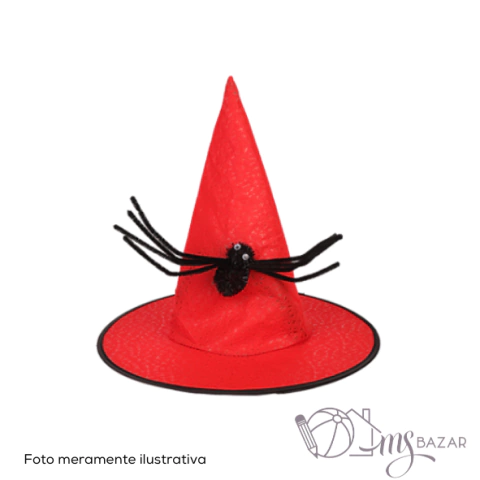 Chapéu de Bruxa Com Aranha - Pica Pau