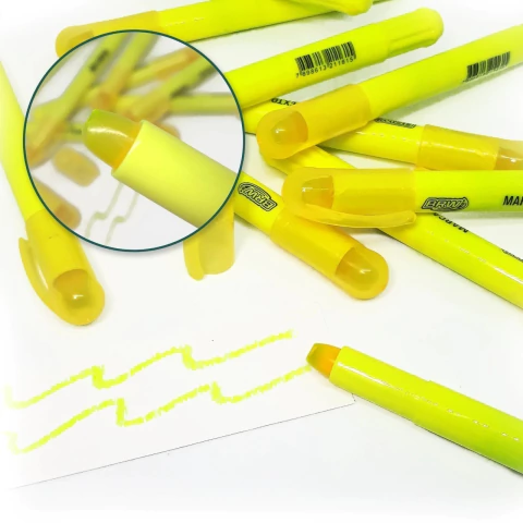 MARCA TEXTO BRW EM GEL-AMARELO