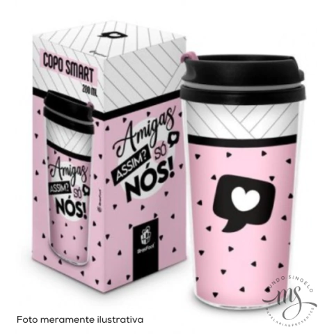 Copo Smart Amigas Assim Só Nós 200ml - Brasfoot