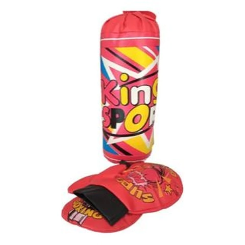 Conjunto Boxe Infantil Saco de Pancada e Luvas Kings Sport - Wellmix