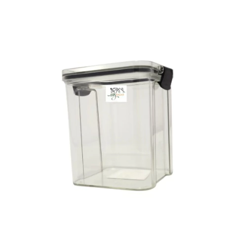 Pote Organizador 3C Clear Acrílico 1.000ml 11x12x13cm - Plasnorthon