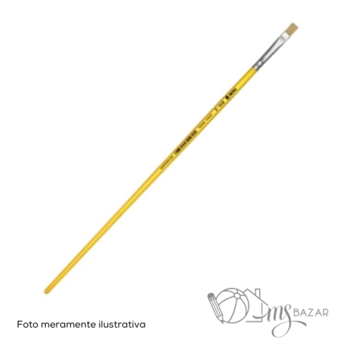 Pincel Escolar Cerda Chato 815-4 - Tigre