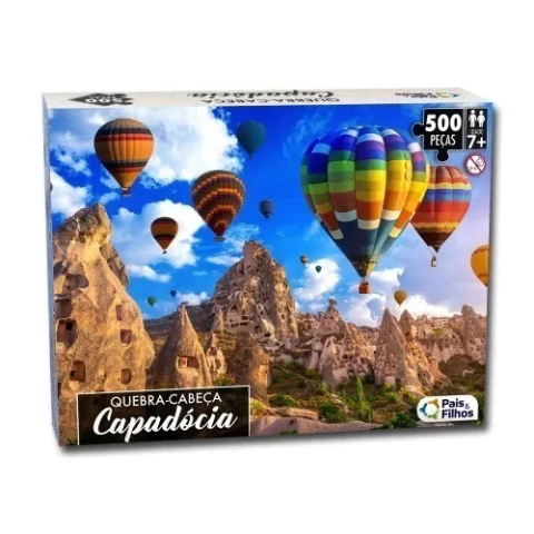 Quebra Cabeça Capadocia Com 500 Peças - Pais e Filhos