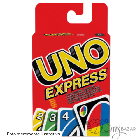 Jogo de Baralho Cartas Uno Express Original Com 56 Cartas - Mattel