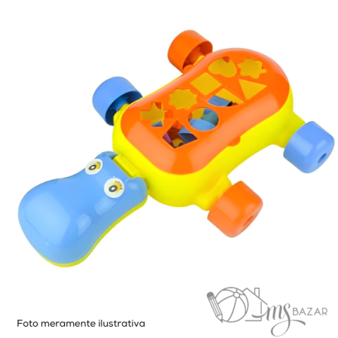 Hipopótamo Didático Desenvolve Habilidades de Percepção, Orientação e Coordenação - Divplast