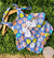 Conjunto Floral verão Azul