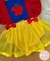 Salopete Branca de Neve com Tule - Milly Baby