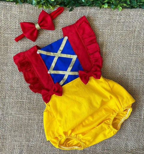 Romper Branca Neve Baby