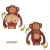 WIND-UP TOY CASAL DE MACACO CHIMP TWISTERS 1189 na internet