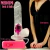 PENIS JELLY TRANSLUCIDO C/ VENTOSA MEDIUM COCK VIBRATING 1336 - comprar online