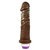 PENIS C/ AROMA SILICONE CHOCOLATE 18X4CM VIBRO 1581