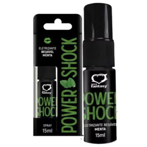 POWER SHOCK ELETRIZANTE SPRAY 220V MENTA 15ML 2296