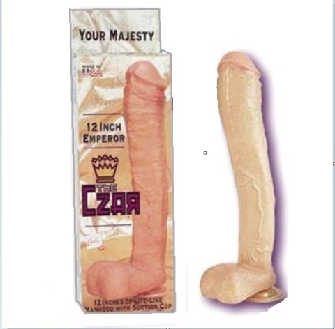 PENIS SILICONE PELE THE CZAR 12 INCH EMPEROR 28X7CM 238 - comprar online