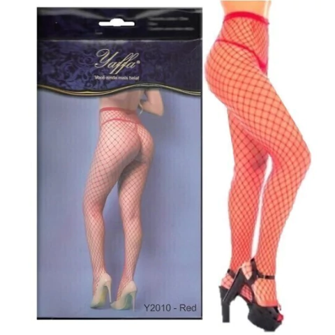 MEIA-CALCA ARRASTAO TRAMA MEDIA RED YAFFA 2431