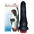 PENIS SILICONE PRETO BASE ANELADA 18X4CM VIBRO 2565