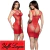 VESTIDO CURTO RED C/ STRASS ARRASTAO V FRONTAL YAFFA 2680