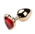 PLUG ANAL JOIA CORACAO DOURADO PEQUENO 2891