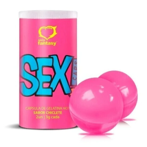 BOLA BEIJAVEL 2 UND SEX CAPS CHICLETE HOT 3011